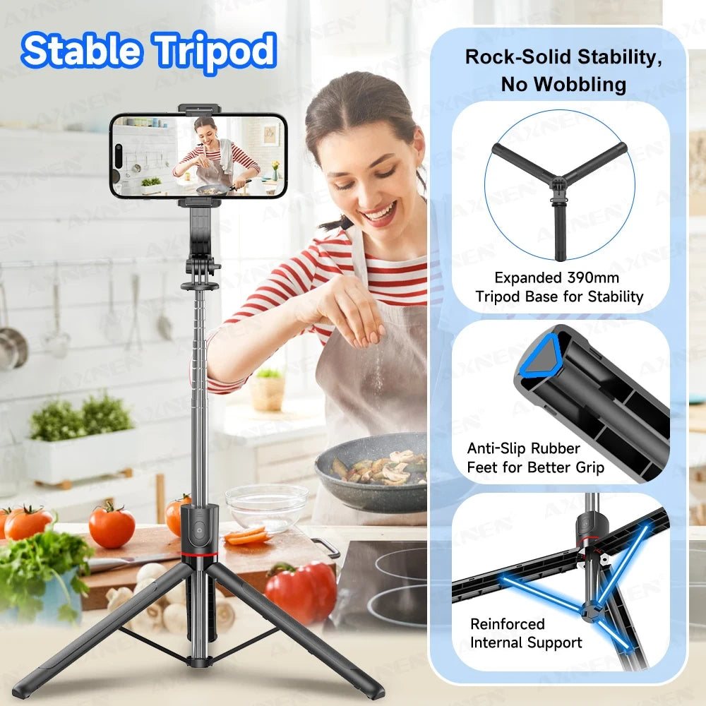 Extendable Phone Tripod Vlog Mount